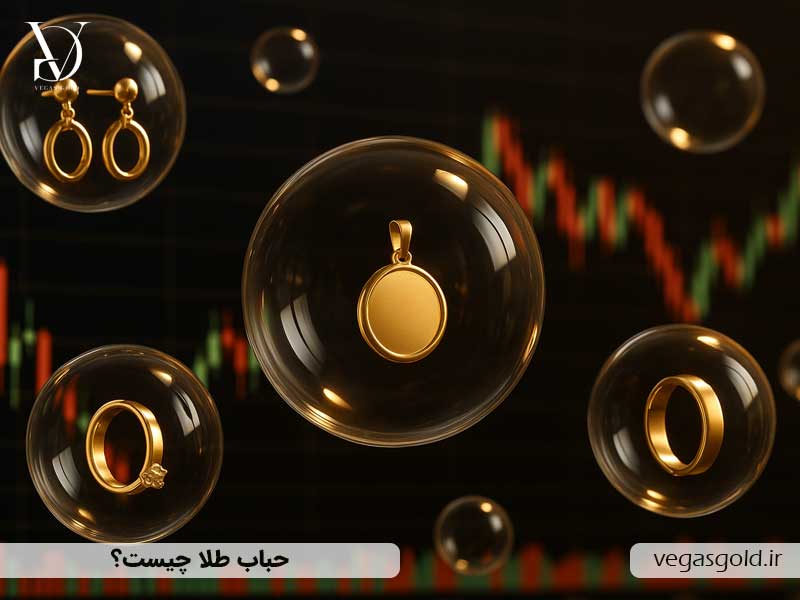 حباب طلا چیست؟ مفهوم، عوامل و راهنمای خرید در زمان حباب