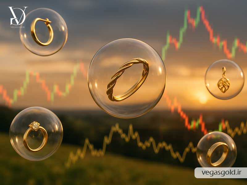 چگونه بفهمیم طلا حباب دارد یا نه؟