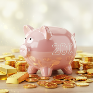 قلک طلا 200 سوت