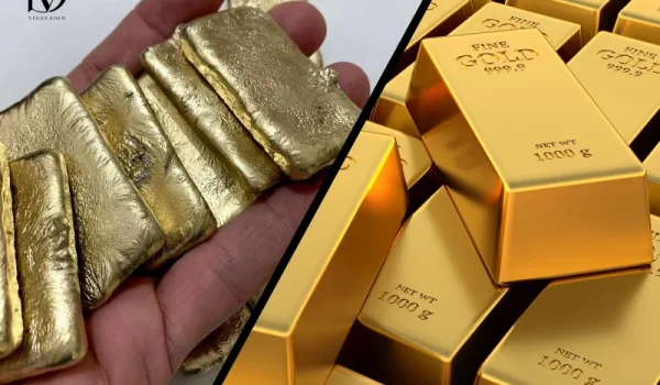 تفاوت طلای آب شده و شمش طلا