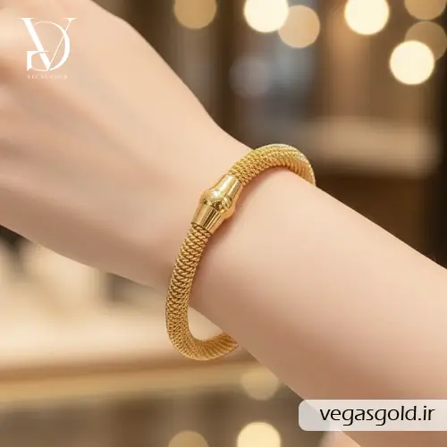 مدل دستبند طلا طرح خاص